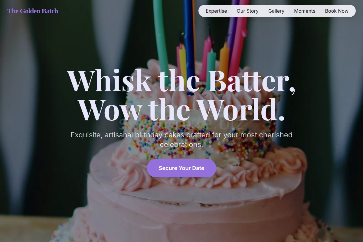 Batch Birthday Cake